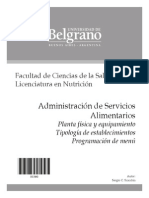 Administracion de Servicios Alimentarios - Scacchia