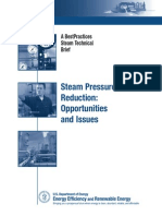 Reduction Steam Pressure 