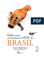 Guia de Identificação Das Aves Brasileiras Vol.2 - Rolf Grantsau