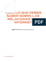 Lo Que Debes Saber de Relaciones Virtuales