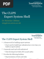 The Clips Expert System Shell: DR Nicholas Gibbins Nmg@ecs - Soton.ac - Uk