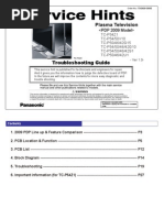 Panasonic 2009 PDP TC-P54Z1 TC-P54V10 TC-P50V10 TC-P50G15 TC-P46G15 TC-P42G15 TC-P54G10 TC-P50G10 TC-P46G10 TC-P42G10 TC-P54S1 TC-P50S1 TC-P46S1 TC-P42S1 TC