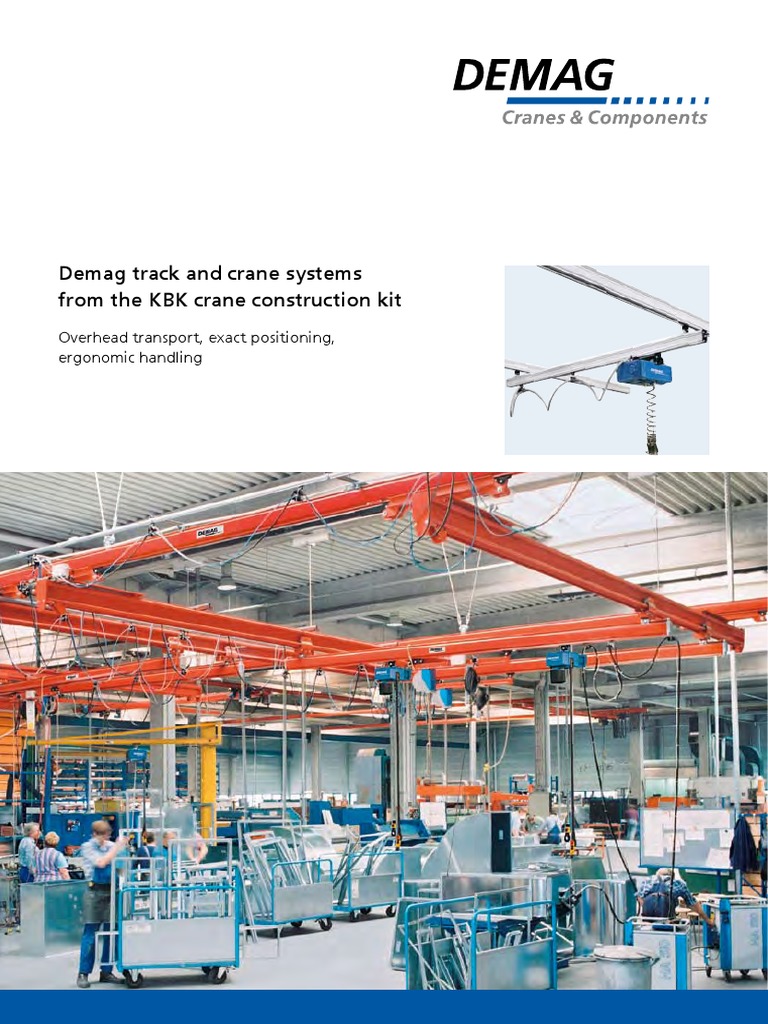 Demag track and crane systems from the KBK crane construction kit