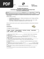 7th English Guide End Term Test-1