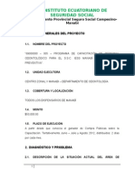 Proyecto Capacitacion Odontologos Reformado DR Patricio Cevallos