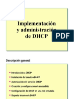 1.- Implementacion y Administracion de DHCP