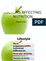 Factors Affecting Nutrition