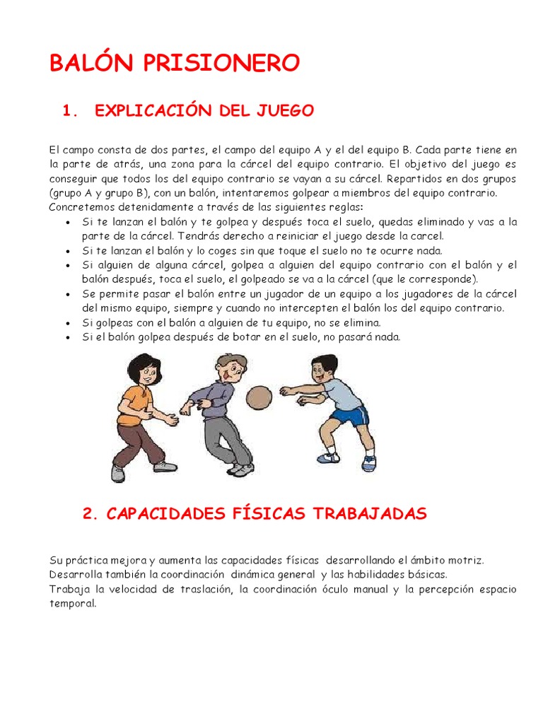 balón prisionero y otros juegos Ocio Deportes