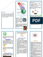 Triptico Evolución Del Átomo