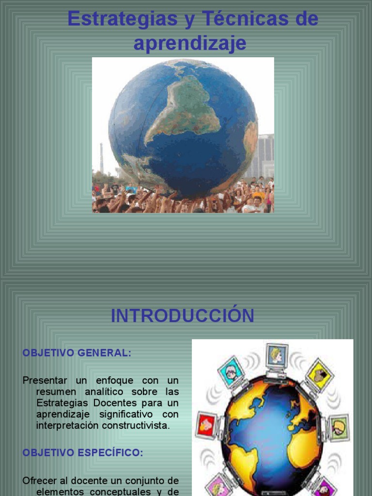 Estrategias y Técnicas de Aprendizaje | PDF | Aprendizaje | Maestros