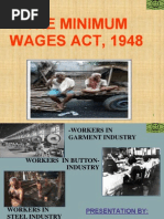 Minimum Wages Act, 1948