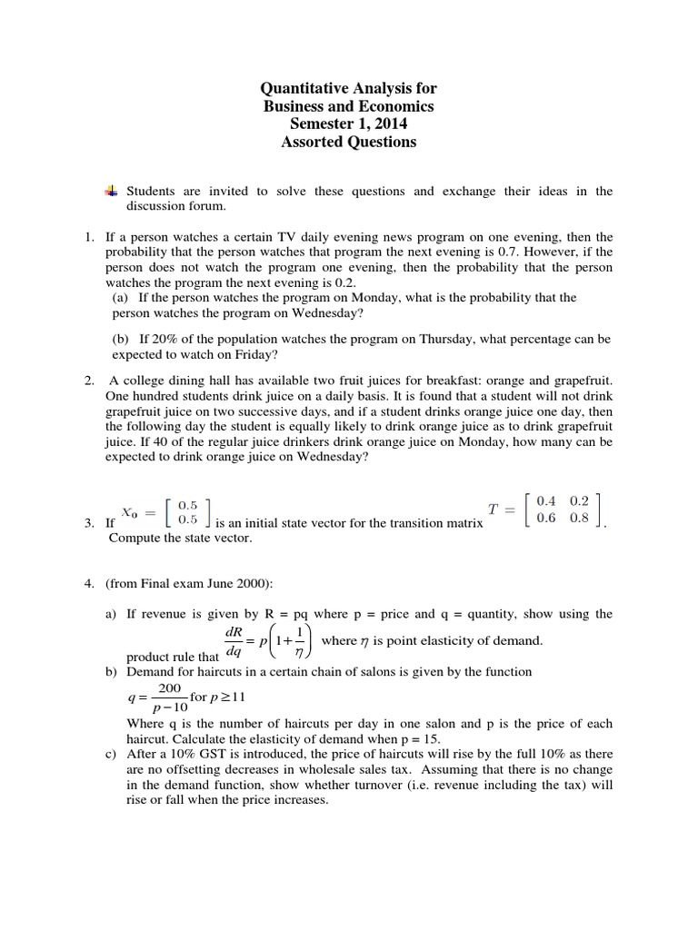 Quantitative economics journal picture
