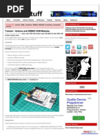 Tutorial - Arduino and SIM900 GSM Modules: Quality Device Programmer