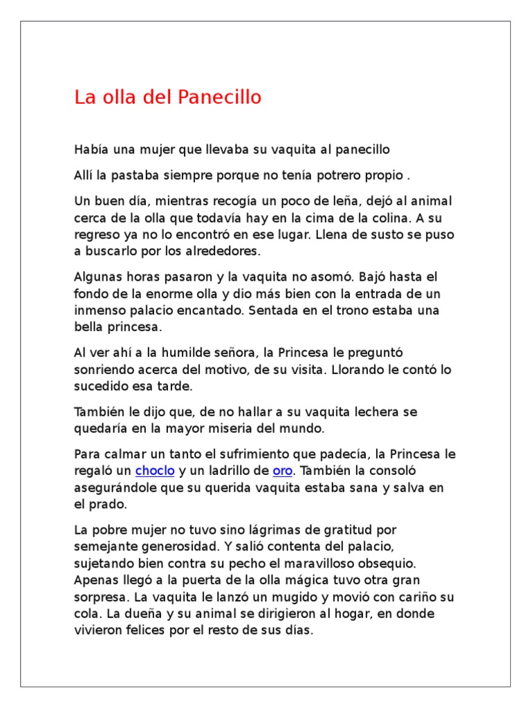 La Olla Del Panecillo PDF Alimentos Religión y creencia