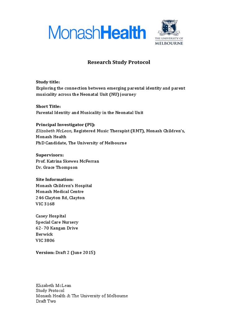 Parental Identity and Musicality Study | PDF | Infants | Psychotherapy