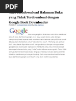 Download Cara Mendownload Halaman Buku Yang Tidak Terdownload Dengan Google Book by Syarifah Uswatun Hasanah SN284014852 doc pdf