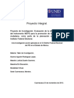 Evaluación de La Eficacia Del Uso Del Instrumento MEPD para La Promoción de La Participación Ciudadana.