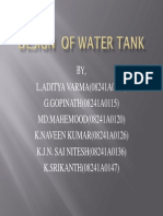 Design of Water Tank