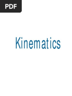 Week 9 Kinematics