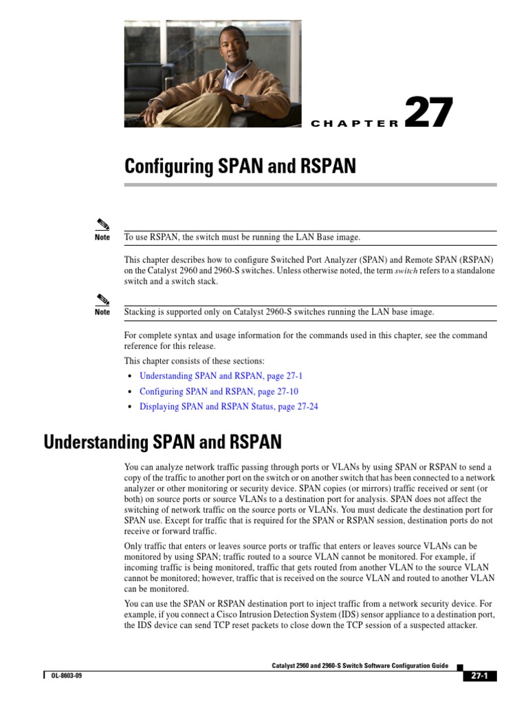 SPAN Vs RSPAN Port Mirroring Cisco PDF Network Switch Port Networking)