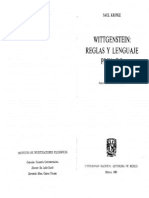 KRIPKE - Wittgenstein Reglas y Lenguaje Privado (1,8-31) PDF