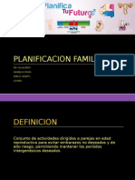 Planificación Familiar y Anticoncepción