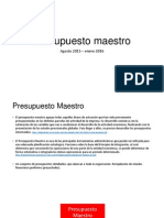 Presupuesto Maestro 1a