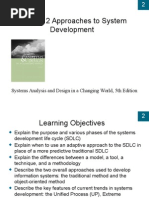 Chapter 2 Approaches To System Development: Systems Analysis and Design in A Changing World, 5th Edition