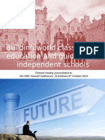 Building World Class Career Education and Guidance in Independent Schools