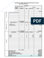 Umiray-Angat Transbasin Tunnel Rehabilitation Project Phase Ii Unit Price Analysis