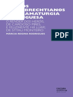 Traços Épico-brechtianos Na Dramaturgia Portuguesa