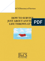 How To Survive Just About Anything Life Throws at You: The JF&CS Directory of Services