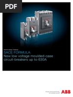 Sace Formula: New Low Voltage Moulded-Case Circuit-Breakers Up To 630A