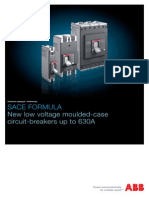 Sace Formula: New Low Voltage Moulded-Case Circuit-Breakers Up To 630A
