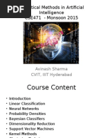 Statistical Methods in Artificial Intelligence CSE471 - Monsoon 2015