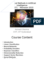 Statistical Methods in Artificial Intelligence CSE471 - Monsoon 2015