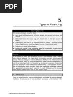 Ch 5 Types of Financing Decisions