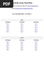 Berardi Meal Plans