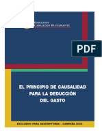 Principio de Causalidad del Gasto