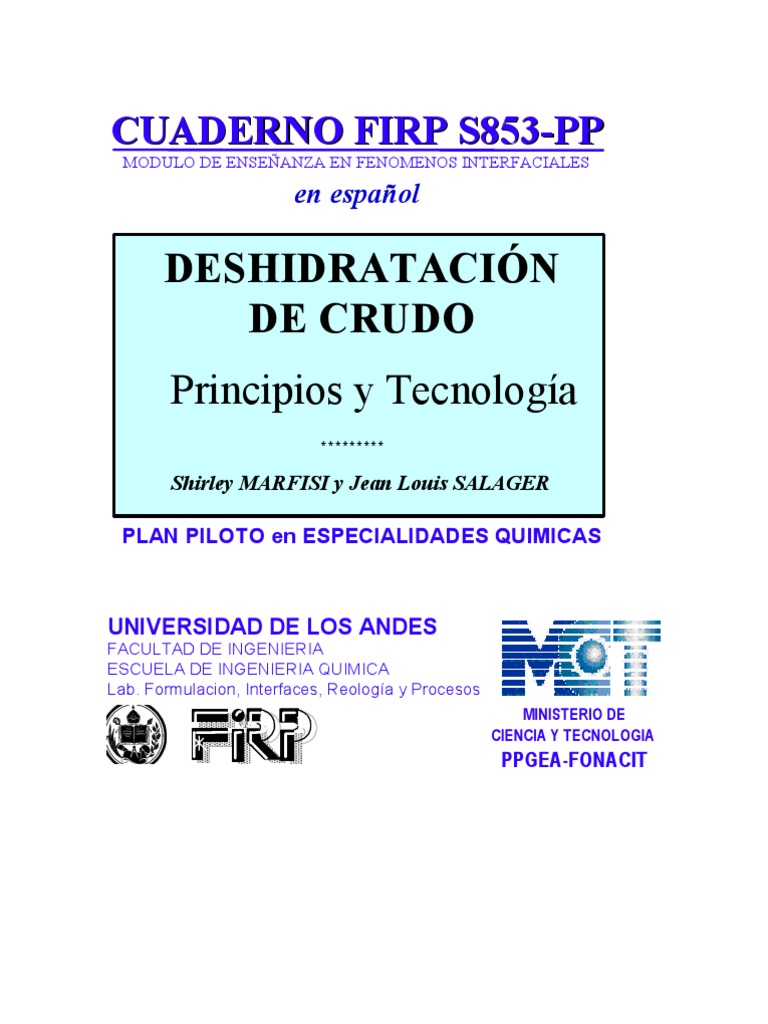 Cuaderno Firp s853-Pp | PDF | Tensioactivo | Emulsión