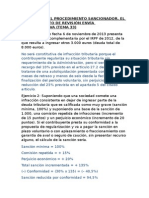 Ejercicio 13 El Procedimiento Sancionador