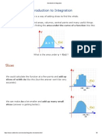 Introduction to Integration