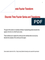 (PPT) DFT DTFS and Transforms (Stanford)