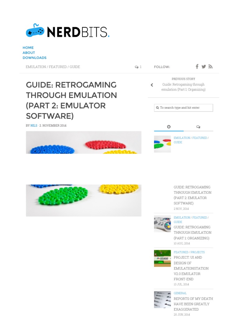 Emulator Software Guide for Retrogaming | PDF | Emulator | Bios