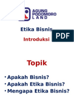 Etika Bisnis Intro