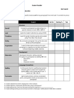 Minitask 2 Studentchecklist