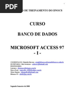 CURSO BANCO DE DADOS MICROSOFT ACCESS 97