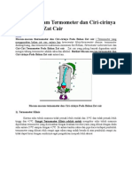 Macam-Macam Termometer Dan Ciri-Cirinya Pada Bahan Zat Cair