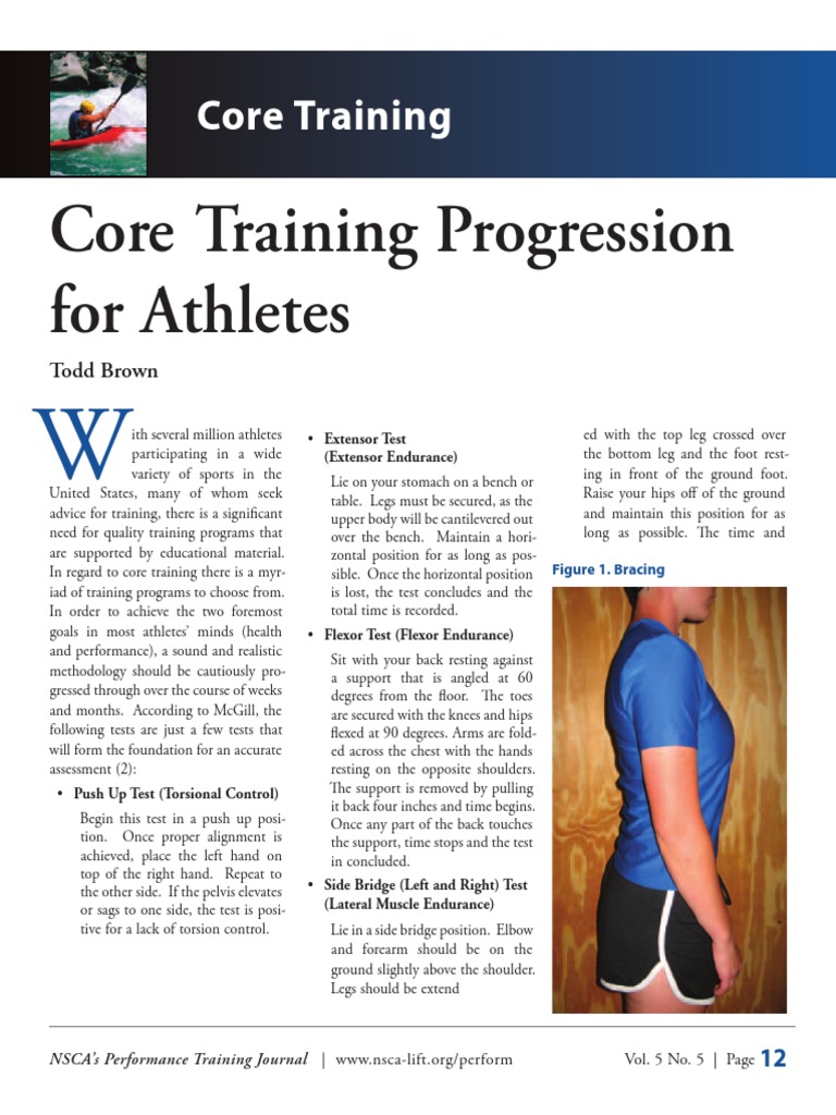 A Progressive Approach to Core Training for Athletes PDF Abdomen