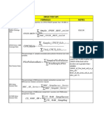 DT Kpi Formula Notes Drive Test Kpi: Samplespilotpullution Pilotpullutionratio Totalsamplespilot